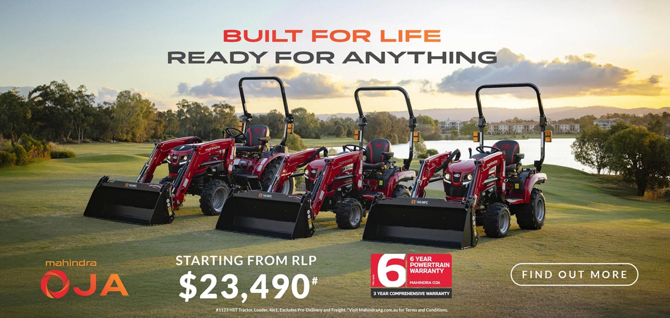 BRAND NEW Mahindra OJA range